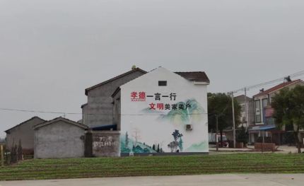 黔江区新农村墙绘